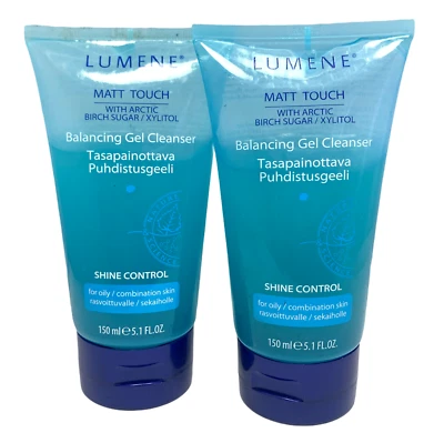 Gel Limpiador Lumene Matt Touch Balanceador Control de Brillo 150 ml/5,1 oz LOTE DE 2 Foto 1 de 2