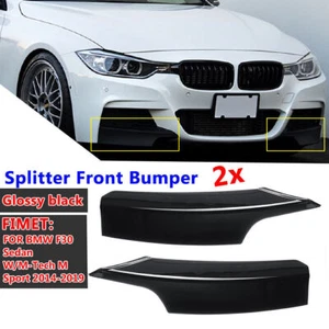 Alerón delantero labio parachoques deportivo para BMW Serie 3 F30 M paquete 2014-2019 - Imagen 1 de 6