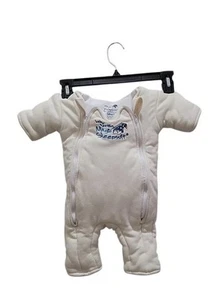 Baby Merlin's Magic Sleepsuit Small 3-6 Months 12-18 lbs Pale Yellow 100% Cotton - Picture 1 of 5