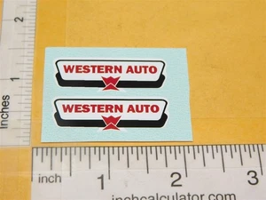 Ertl Western Auto Chevy Blazer 1:24 Scale Replacement Sticker Set ET-048 - Picture 1 of 2