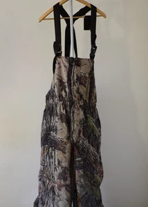 Babero de caza Cabela para hombre XL bosque camuflaje mono bolsillos de carga árbol real de colección - Imagen 1 de 5