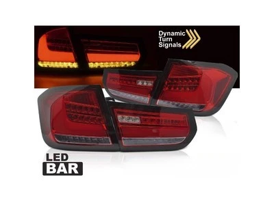 led bar tail lights red seq for bmw f30 2011-2015 saloon Foto 1 de 4