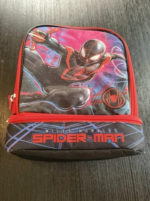Miles Morales SPIDER-MAN MARVEL COMICS Dual Compartment Insulated Lunch Tote Box - Image 1 of 4