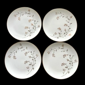4er Set Vintage Noritake 5524 Andrea 10-5/8" Speiseteller Porzellan TOP - Bild 1 von 5
