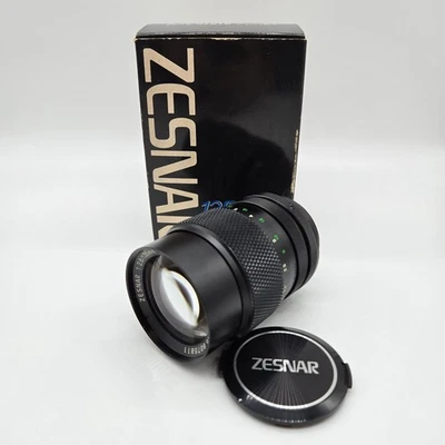 Lente de montaje Zesnar 135 mm F/2,8 de colección para Canon FD con caja MF AE-1 programa A-1 Foto 1 de 4