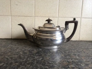 Silver Plated Tea Pot Unbranded De5 - Picture 1 of 8