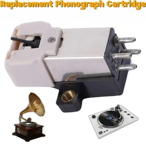 New Moving Magnet Turntable Cartridge Replacement Phono Cartridge Stylus Machine - Picture 1 of 13