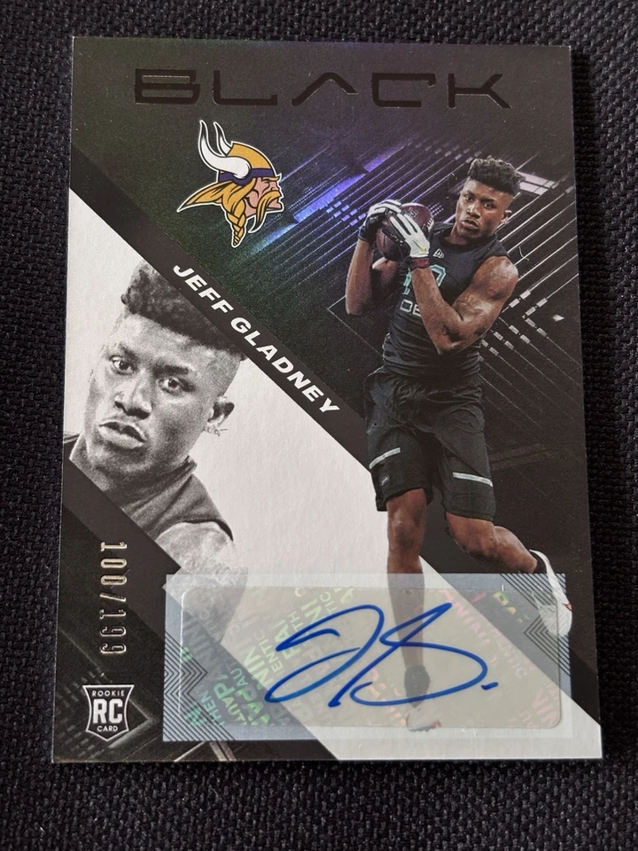 Jeff Gladney 2020 Black RC #171 AUTO AUTOGRAPH#d 100/199 TCU HORNED FROGS Card - Image 1 of 3