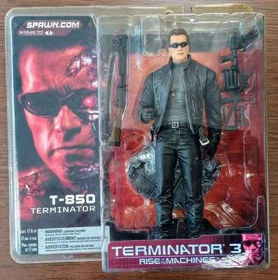 McFarlane Toys 1/10 Terminator 3 T-850 Sealed New Action Figure Rare - Image 1 of 4