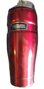 Thermos 18oz Stainless Steel Vacuum Hot & Cold Insulated Travel Mug Red - Picture 1 of 6