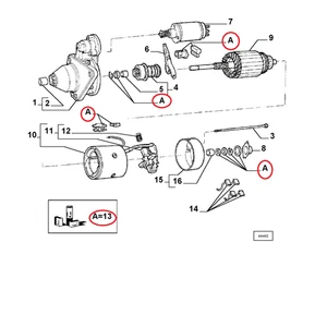 KIT MOTORINO AVVIAMENTO FIAT PANDA - UNO - LANCIA Y10 ORIGINALE 9941323 - Picture 1 of 1