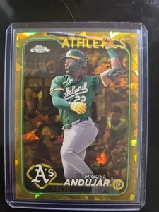 2024 Topps Chrome Update Series Sapphire Edition - Miguel Andujar #USCS202 Gold - Picture 1 of 6