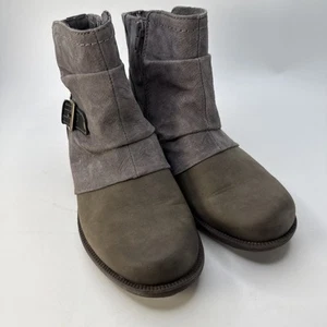 Earth Origins Leather And Suede Ankle Books Phoenix womens size 8 W - Picture 1 of 8