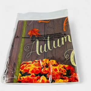 Bandera de jardín Spook City 12x18 - Las hojas están cayendo otoño está llamando decoración de patio - Imagen 1 de 2