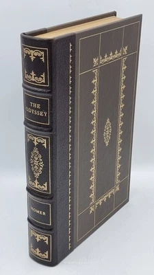 The Odyssey - Homer - Franklin Library - Quarter Leather - 1979 - VGC - Image 1 of 4