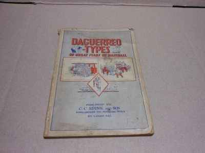 Daguerreo-Types of Great Stars of Baseball 1934 Book CC Spink & Son St. Louis MO - Image 1 of 4