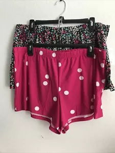 SO 2 Pack Pantaloncini da Letto Junior Taglia XL Multicolore Vendita al Dettaglio $30 (APO-150-4) - Foto 1 di 8