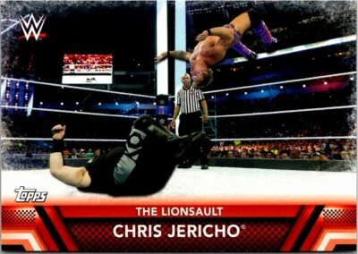 2017 Topps WWE Then Now Forever Finishers Signatures Moves #F-19 Chris Jericho - Image 1 of 2