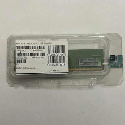 Hewlett-Packard P00918-B21 8GB 1Rx8 PC4-2933Y-R Single Rank Smart Memory Kit - Image 1 of 2