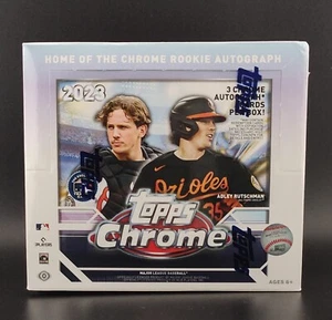 2023 Topps Chrome Baseball Hobby Jumbo Box FACTORY SEALED - Picture 1 of 3
