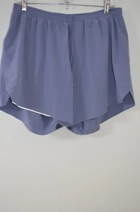 Lululemon Gray 86% Recycled Polyester/14% Elastane Drawstring Shorts Size XL - Picture 1 of 12