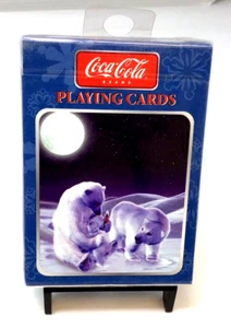 Coca-Cola Playing Cards Polar Bear Christmas Classic Deck~NEW, FACTORY SEALED~:E - Picture 1 of 4