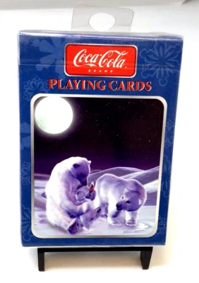 Coca-Cola Playing Cards Polar Bear Christmas Classic Deck~NEW, FACTORY SEALED~:E - Image 1 of 4
