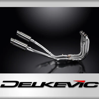 Silenciadores redondos de acero inoxidable para Suzuki Hayabusa GSX1300R 08-20 4-2 8" Foto 1 de 4