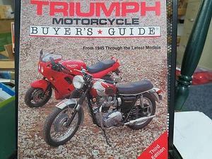 Illustrated Triumph Motorcycle Buyers Guide By Roy Bacon ,1997 Paperback 3rd Ed. - Picture 1 of 9