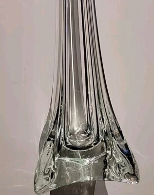 花瓶20英寸埃菲尔塔花瓶透明水晶 — 第 1/4 张图片