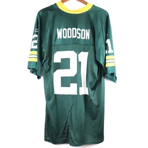 Green Bay Packers #21 Charles Woodson Jersey NFL Reebok Football Men's Large - Picture 1 of 6