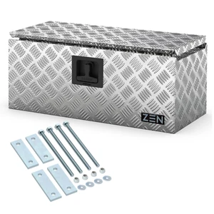 DAKEN Zen 78 Deichselkasten Aluminium 50x30x35cm Staukiste mit V-Deichselhalter - Bild 1 von 13