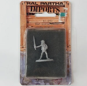Vintage Ral Partha Imports MOC 1,5" Elfe Abenteuer Metall Mini Figur 61-090 - Bild 1 von 5