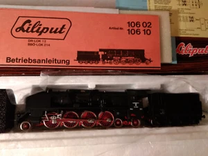 LILIPUT 10606 H0 AC~ DRG DAMPFLOK BR 12 006 1/87 OVP DR DB HO - Imagen 1 de 11