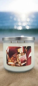 3 COTTON WICK * Baccarat Rouge 540 TYPE * Scented * Leah's Lite Candle Co 16 oz - Picture 1 of 3
