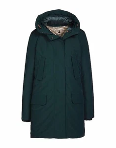 Save The Duck Classic Hooded Arctic Parka Jacket Coat in Teal $498 Sz 2 (M) - Picture 1 of 7