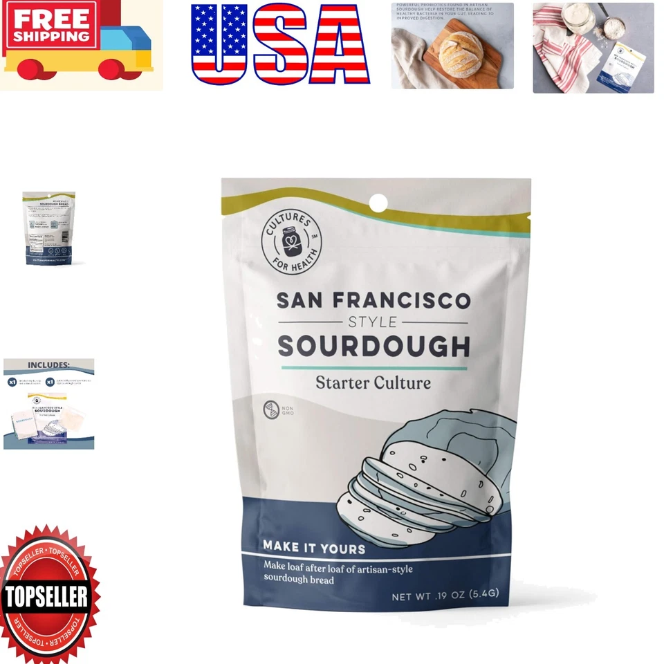 Cultures for Health San Francisco Sourdough Starter Organic Non-gmo Natural 1