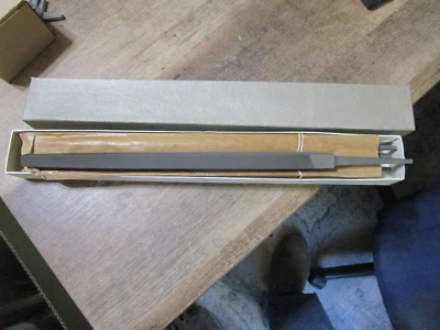 5 New Old Stock Simonds International 12" Square Bastard Cut Metal Files In BOX - Image 1 of 4