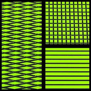 Hydro-Turf In Stock - Sheet Material - Lime Green On Black Groove - Ready2Ship - Picture 1 of 1