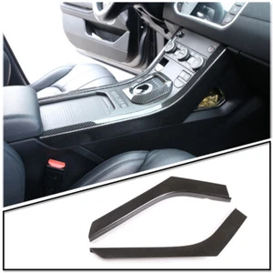 For LR Range Rover Evoque 12-18 Central Control Side Panel Trim ABS Carbon Kits - Bild 1 von 12
