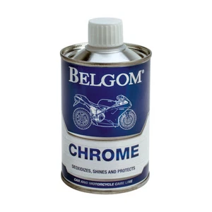 BELGOM CHROME 250ml Crema x Pulizia Cromature Auto Moto Camion Bici Vespa Epoca - Foto 1 di 5