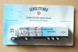 Model Truck Beer Truck Man Gerolsteiner Apfelschorle Hs 10 - Picture 1 of 1