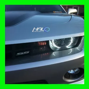 2010-2013 CHEVY CAMARO RS WHITE SMD LED HALO HEADLIGHT LIGHT KIT 2 Rings ORACLE - Picture 1 of 6