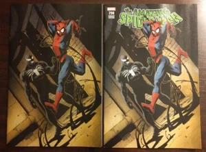 Amazing Spiderman 798 Gary Frank Exclusive Variant & Virgin Comic Set - Picture 1 of 4