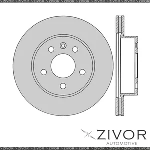 PROTEX Rotor - Front For MERCEDES BENZ VITO 108D 3D Van FWD 1998 - 1999 #DR564 - Picture 1 of 1
