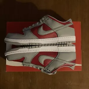 Nike Dunk Low QS CO.JP Reverse Ultraman Varsity Red Silver FQ6965-600 Mens 10.5 - Picture 1 of 9