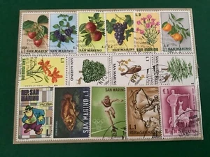 San Marino stamps Mounted Used good condition 12 stamps - Picture 1 of 1