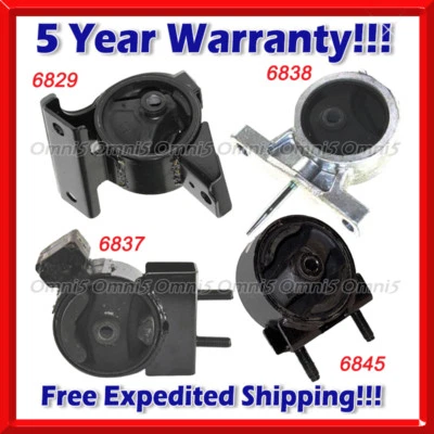 L321 Fits 02-03 Suzuki Aerio 2.0L AUTO/04-07 2.3L 2WD Motor & Trans Mount 4pc - Image 1 of 4