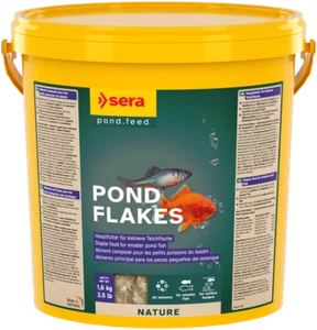 Sera Pond Flakes 10 Liter Eimer Flockenfutter Teichfutter Fischfutter Goldfische - Bild 1 von 1