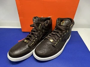 DS NIKE AIR JORDAN 1 PINNACLE - BAROQUE BROWN CROCODILE - MENS SIZE 9 (EU 42.5) - Picture 1 of 11